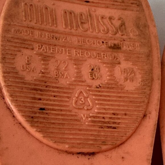 Mini Melissa Ultragirl Alpaca Me Orange Size 8 - Picture 7 of 7